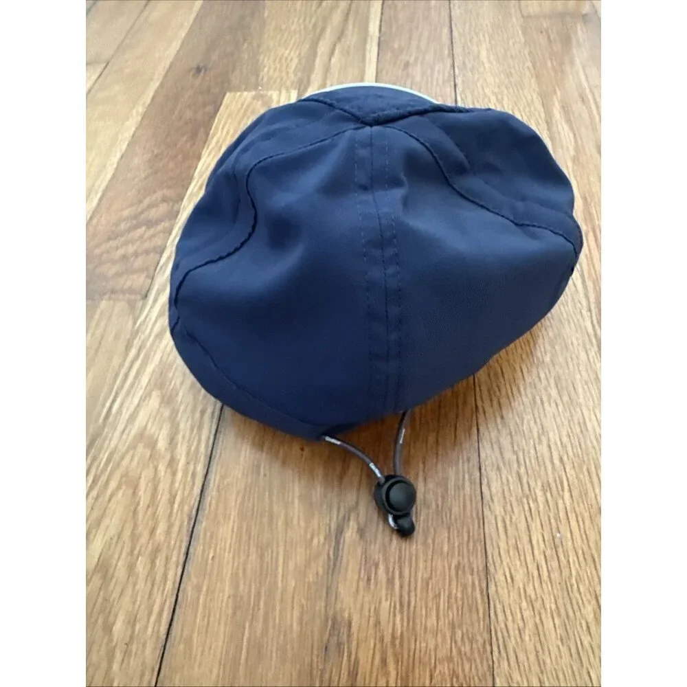 Coolibar UPF 50+ Kids' Lenny Sport Cap Hat Blue/White